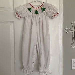 Remember Nguyen girls Christmas long bubble. 12 mo